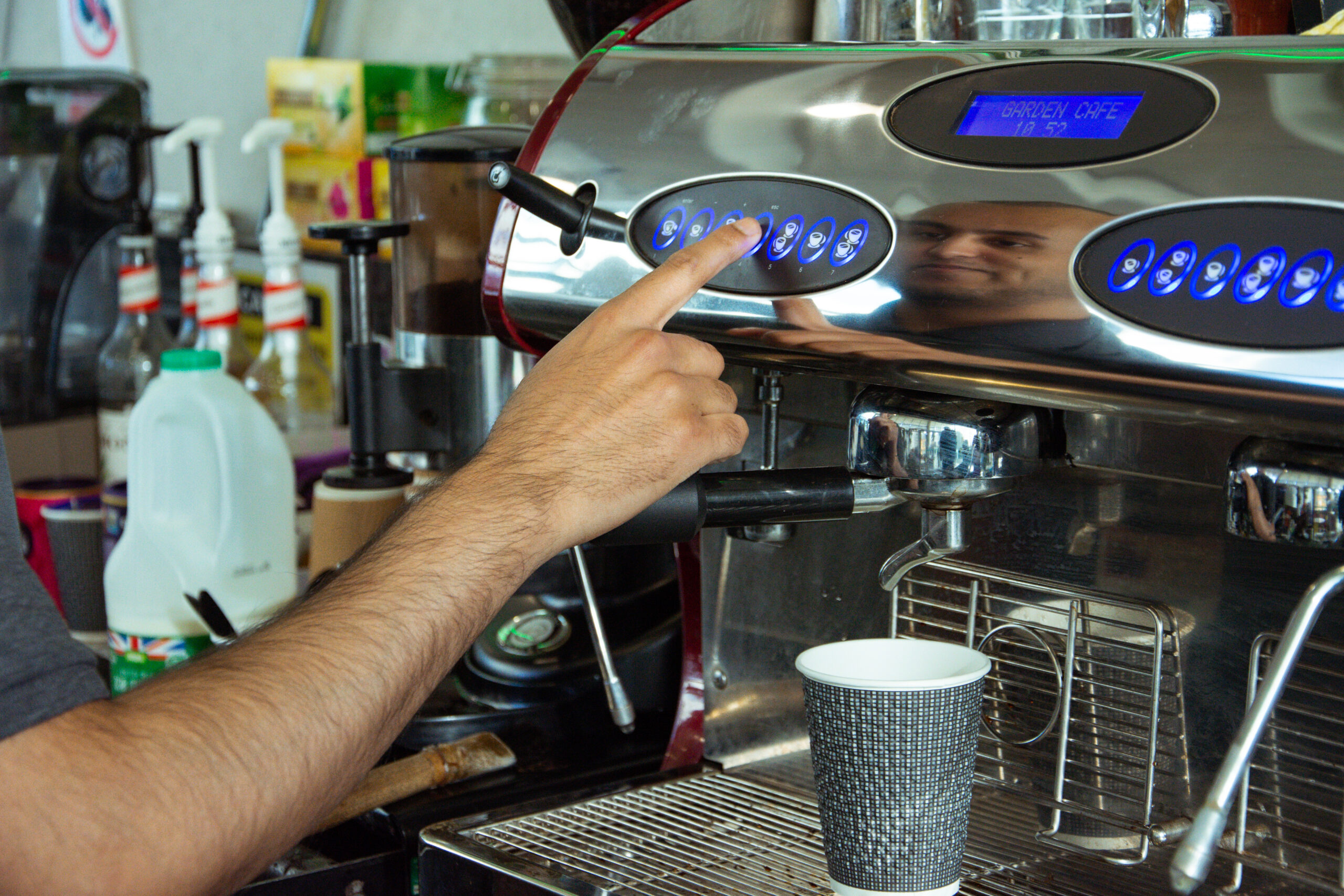 Preparing to work in a Café : South Asian Food