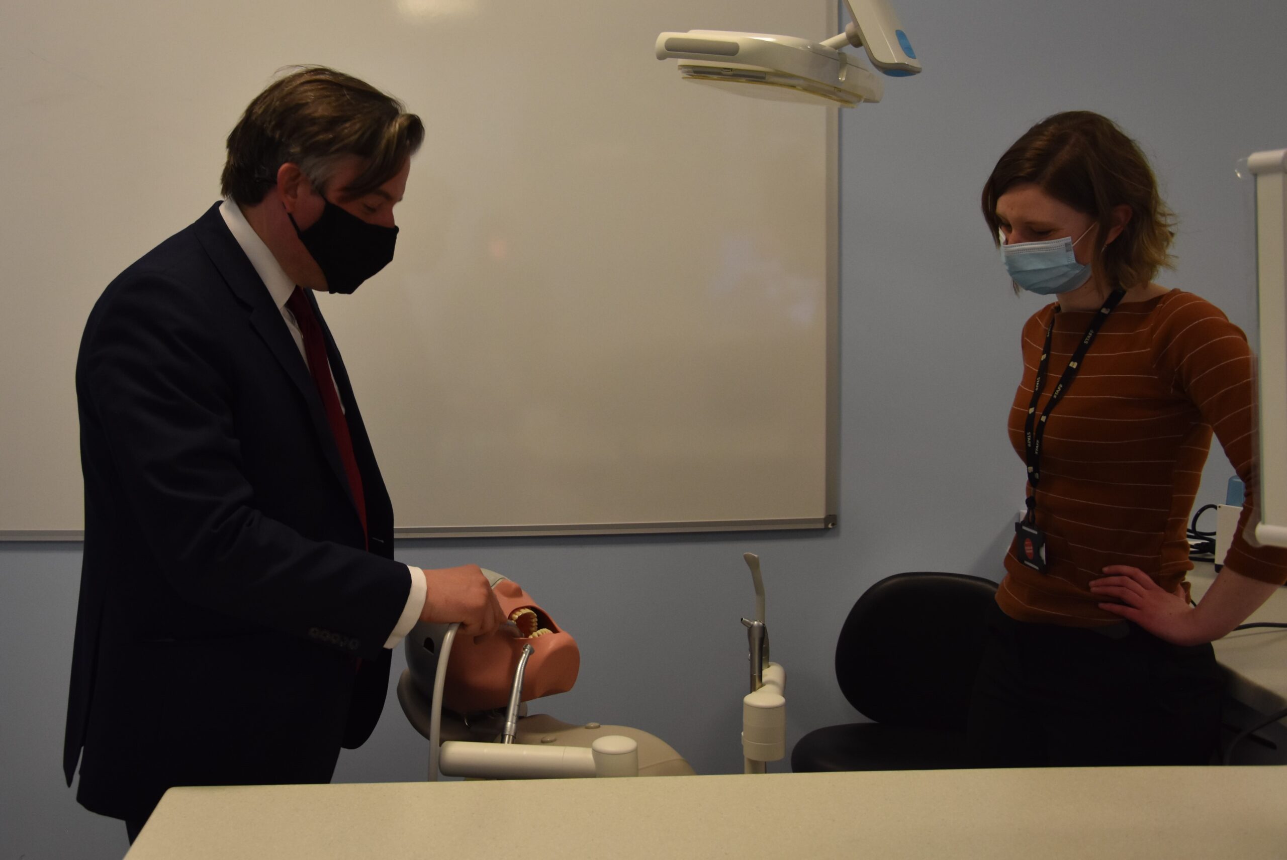 Shadow Health Secretary inspired by workforce of the future in Bradford College visit