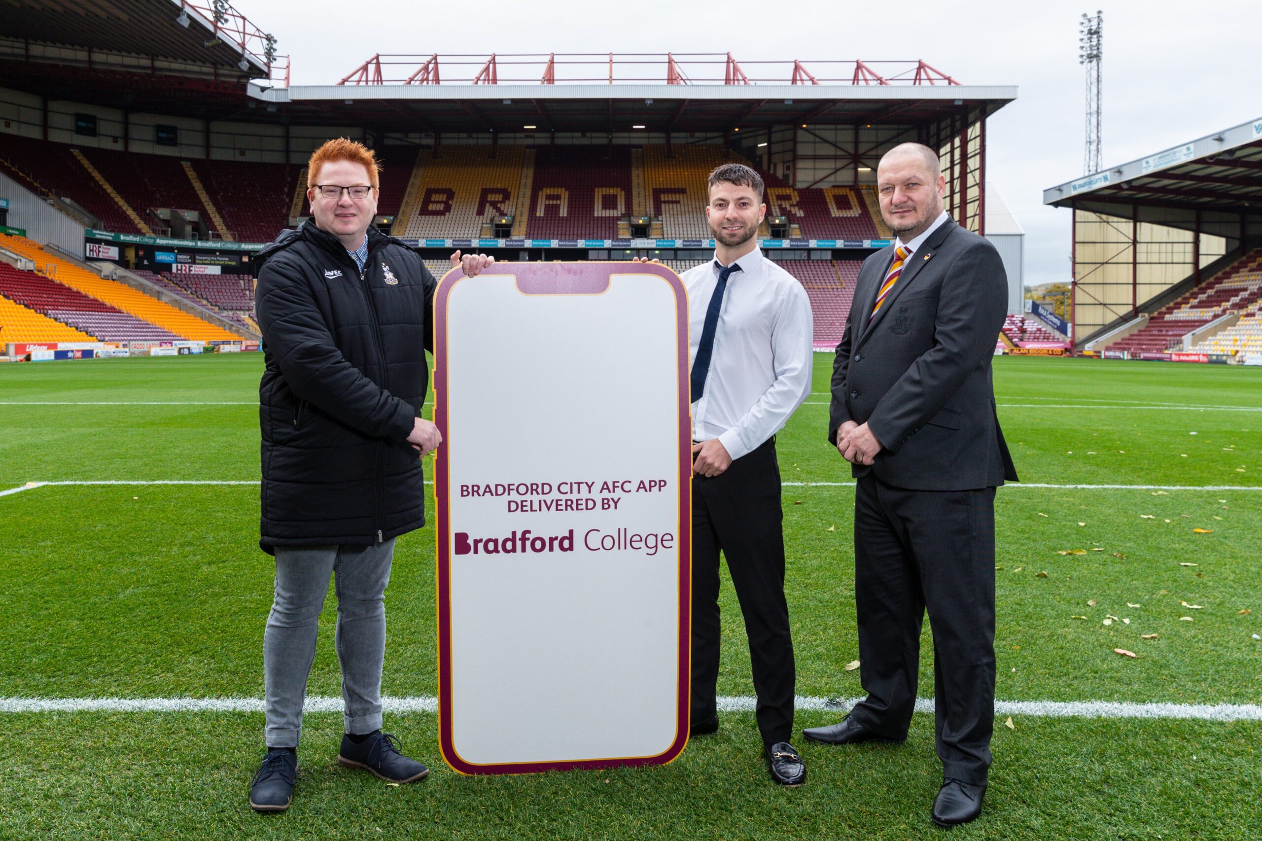 Bradford College delivers new Bradford City AFC App
