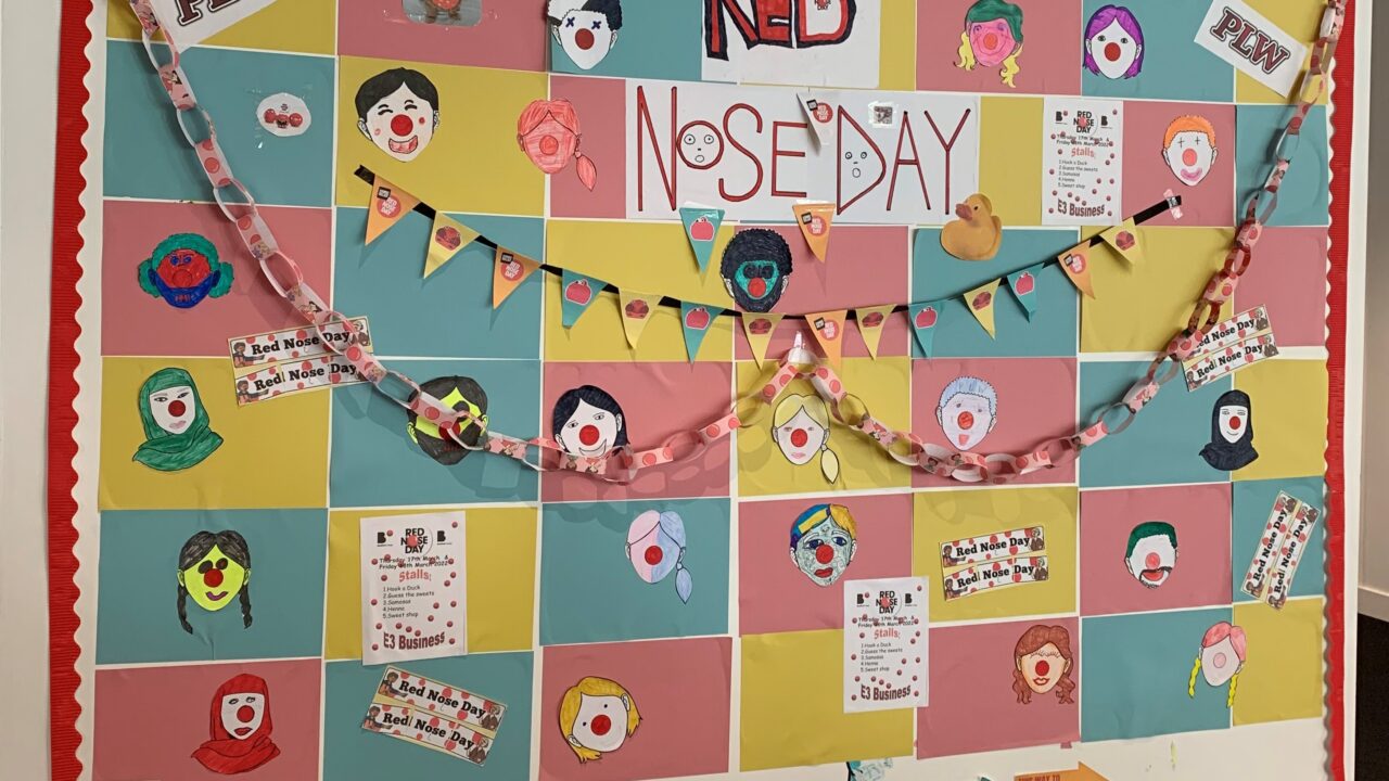 Enterprising Students Celebrate Red Nose Day 2022 - Bradford College