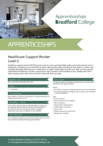 Level 2 Healthcare Support Worker