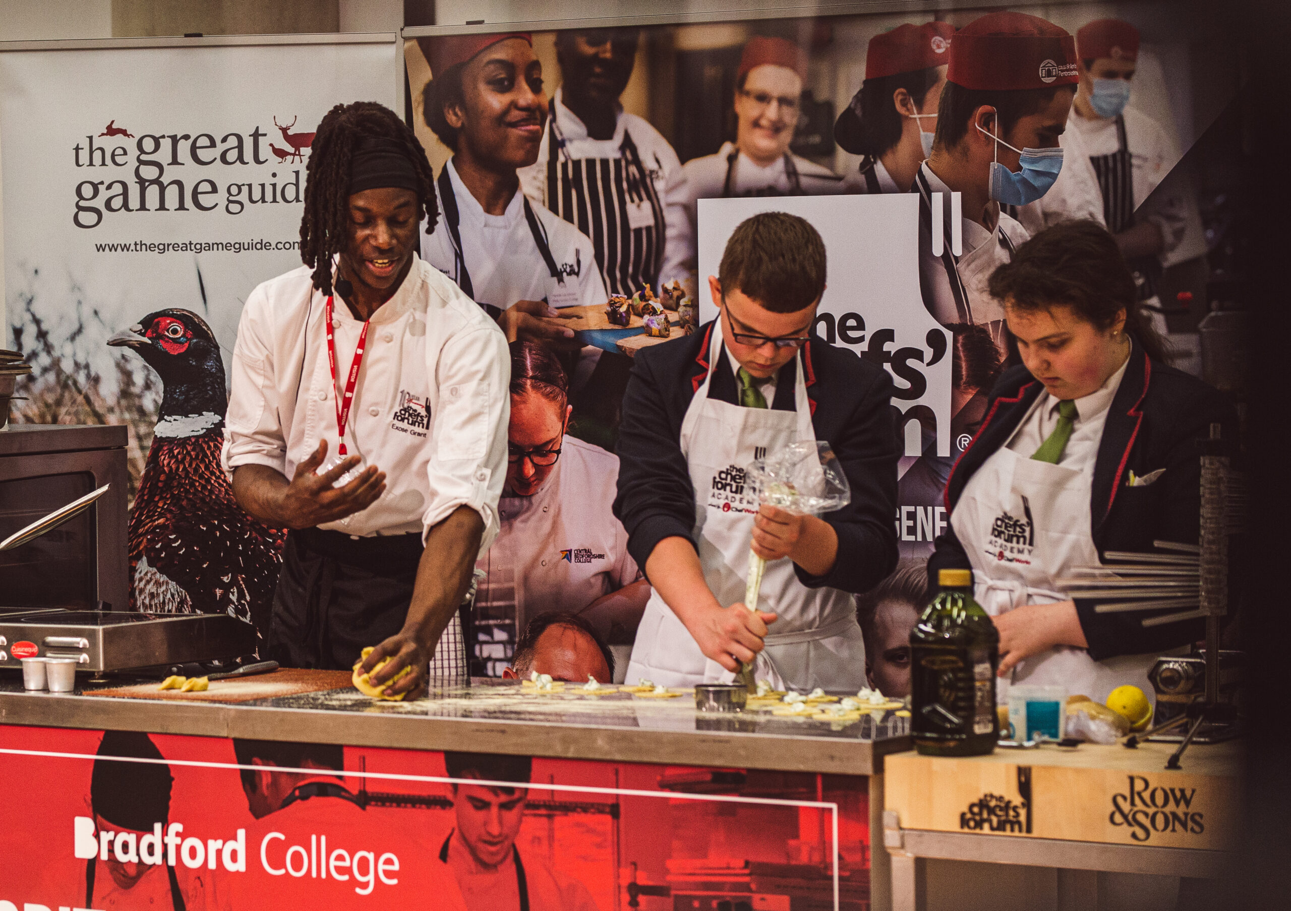 A butcher, a baker, and a pasta maker light up Bradford College