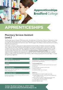 Level 2 Pharmacy Leaflet