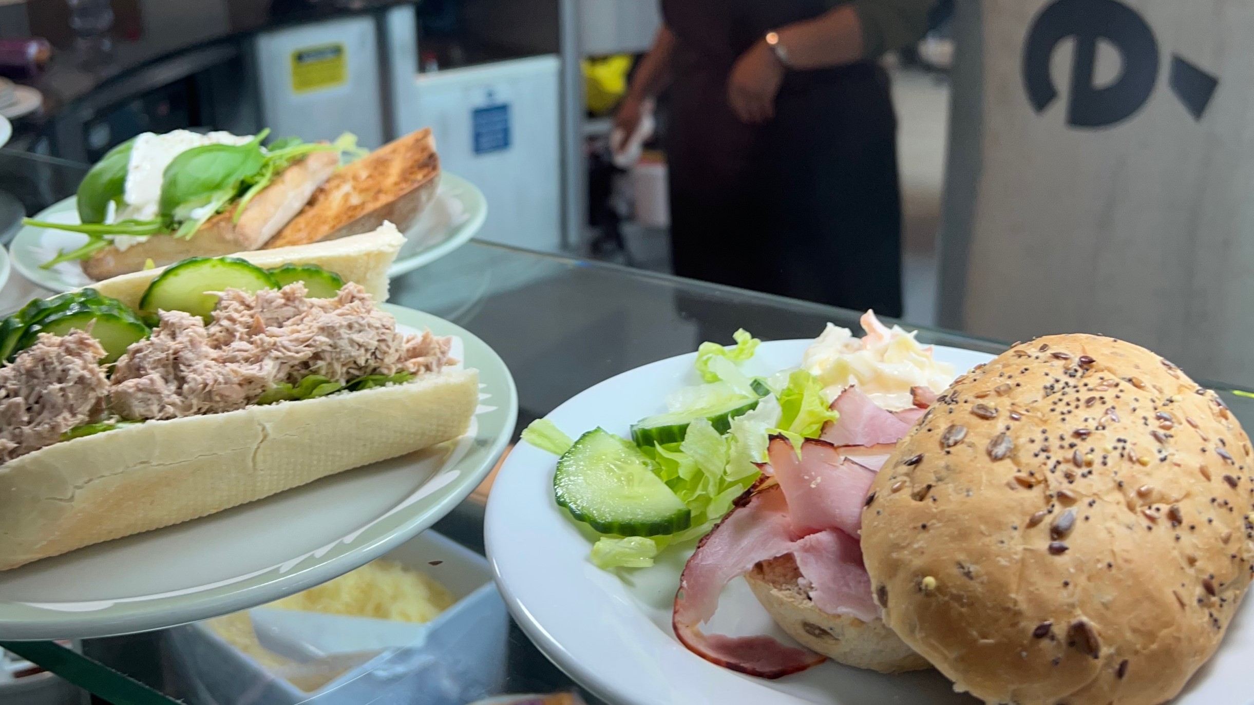 an image of plates of food that are served at the jo cox cafe