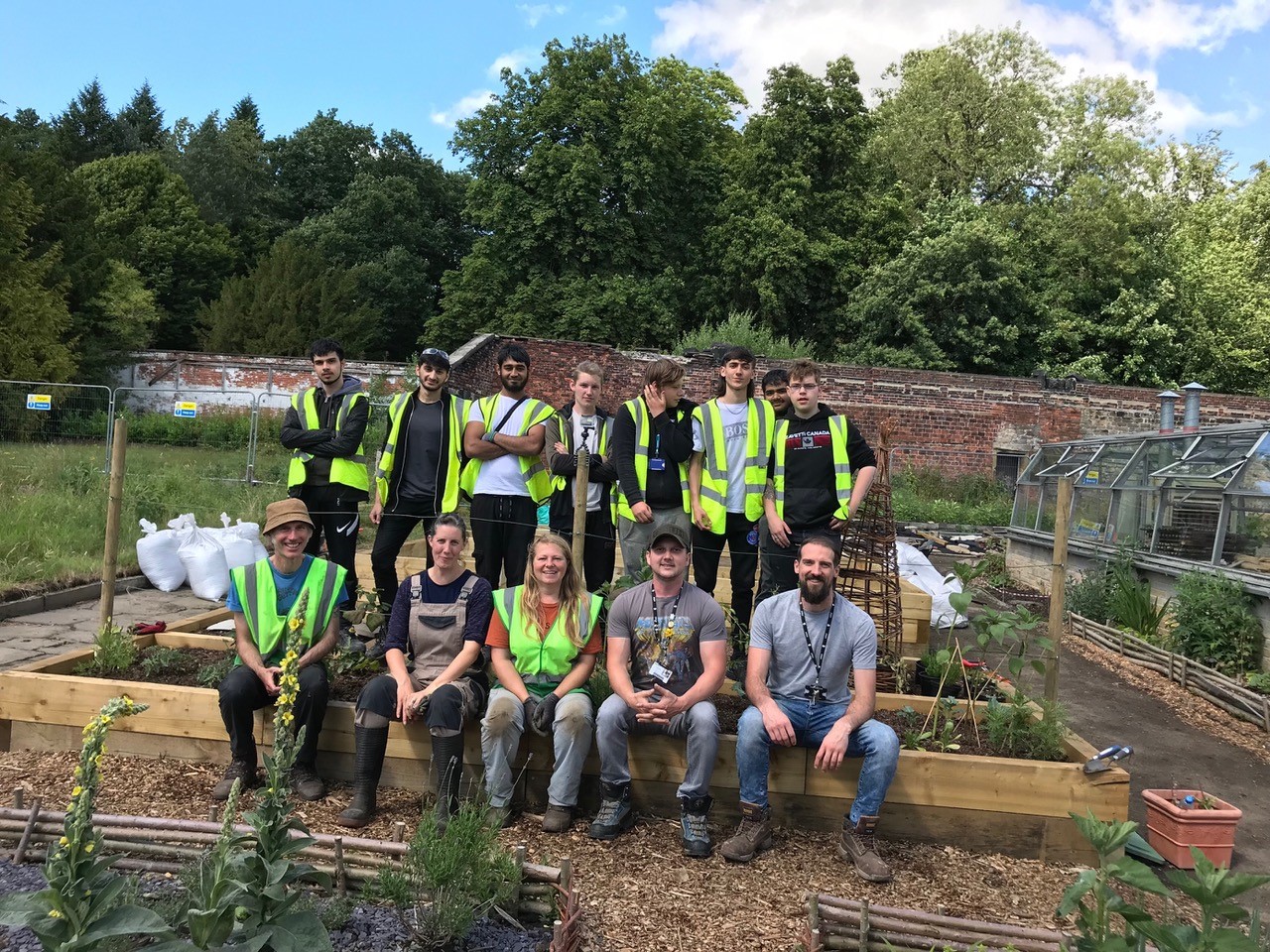 Carpentry Skills Help Bring Historic Walled Garden Back to Life