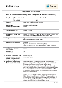 Download Programme Specification