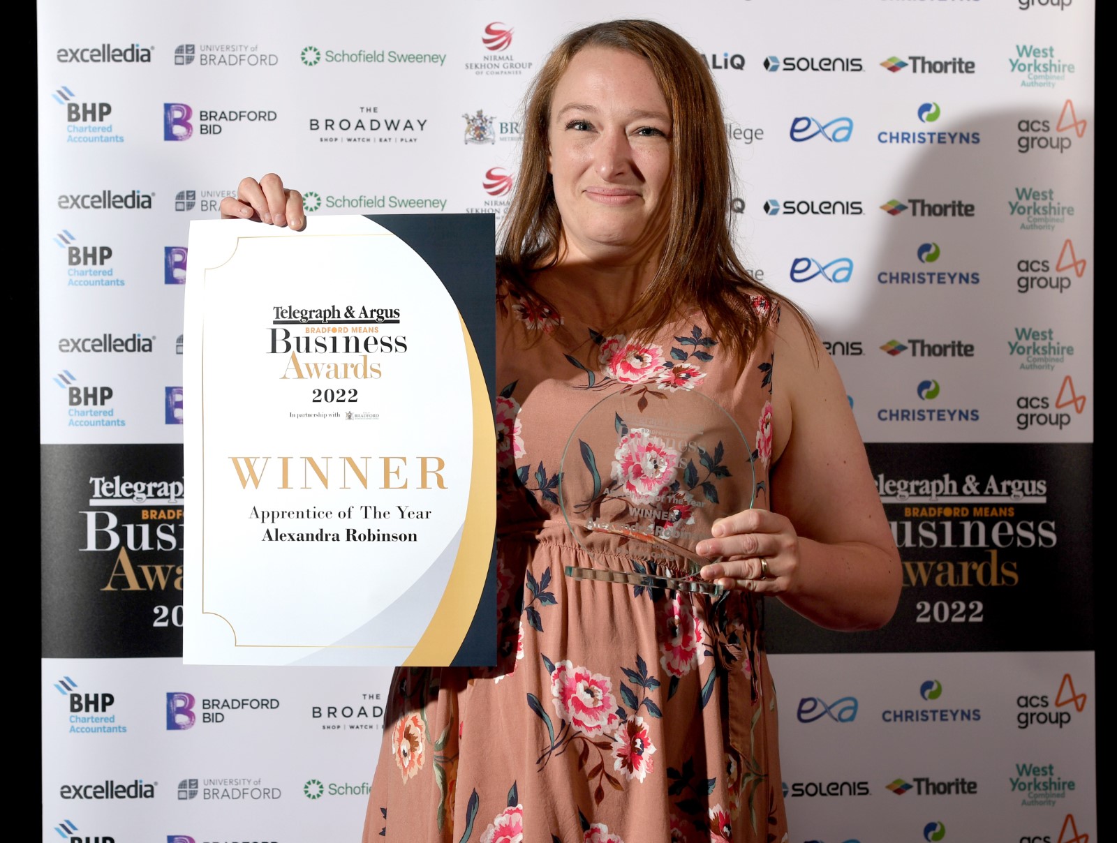 Bradford College Apprentice Scoops Top Local Business Award