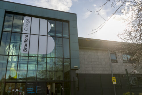 outside image of the trinity green campus