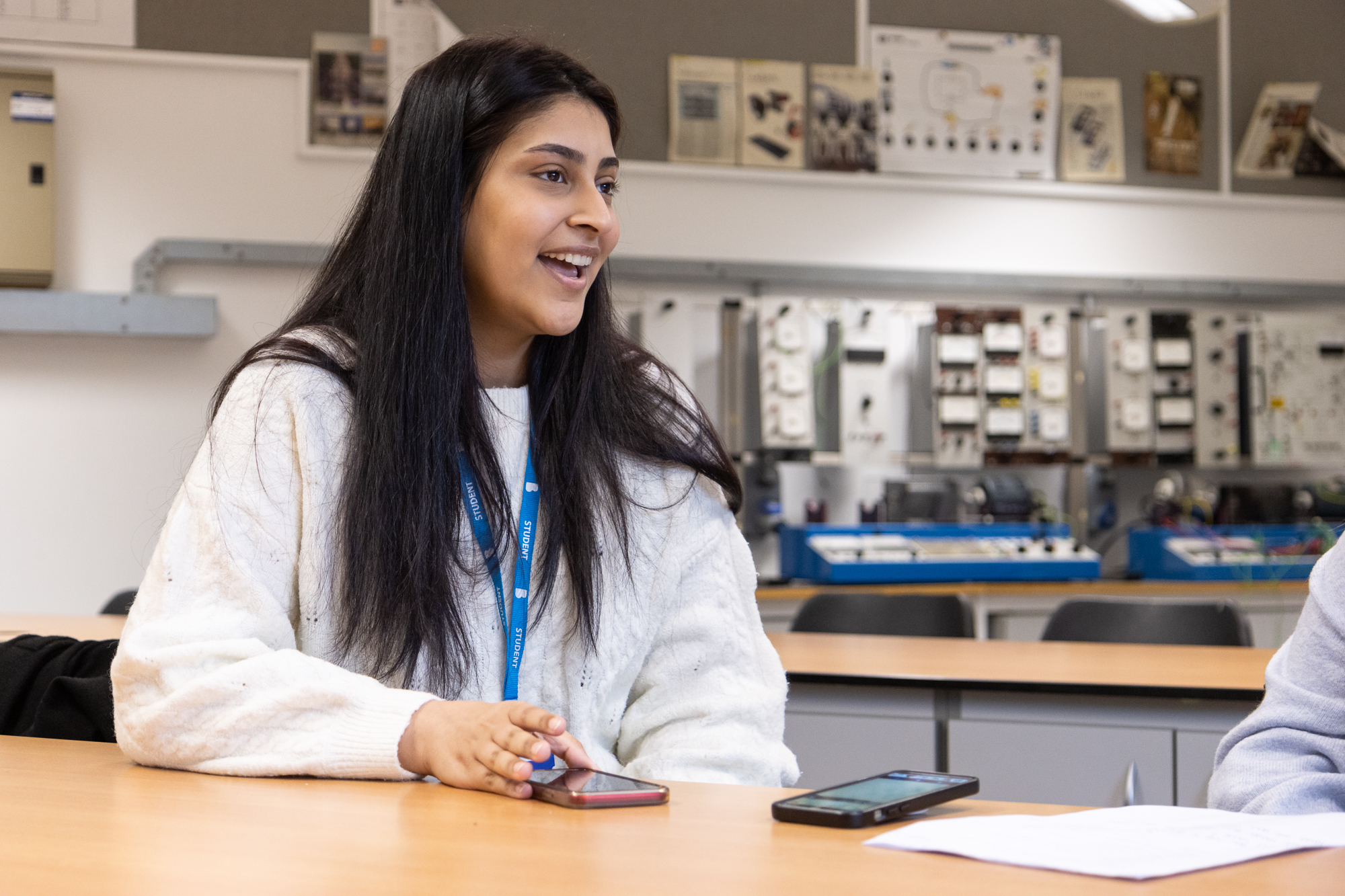 The success of student, Iqra Sadiq, highlights the importance of women in STEM to Bradford College