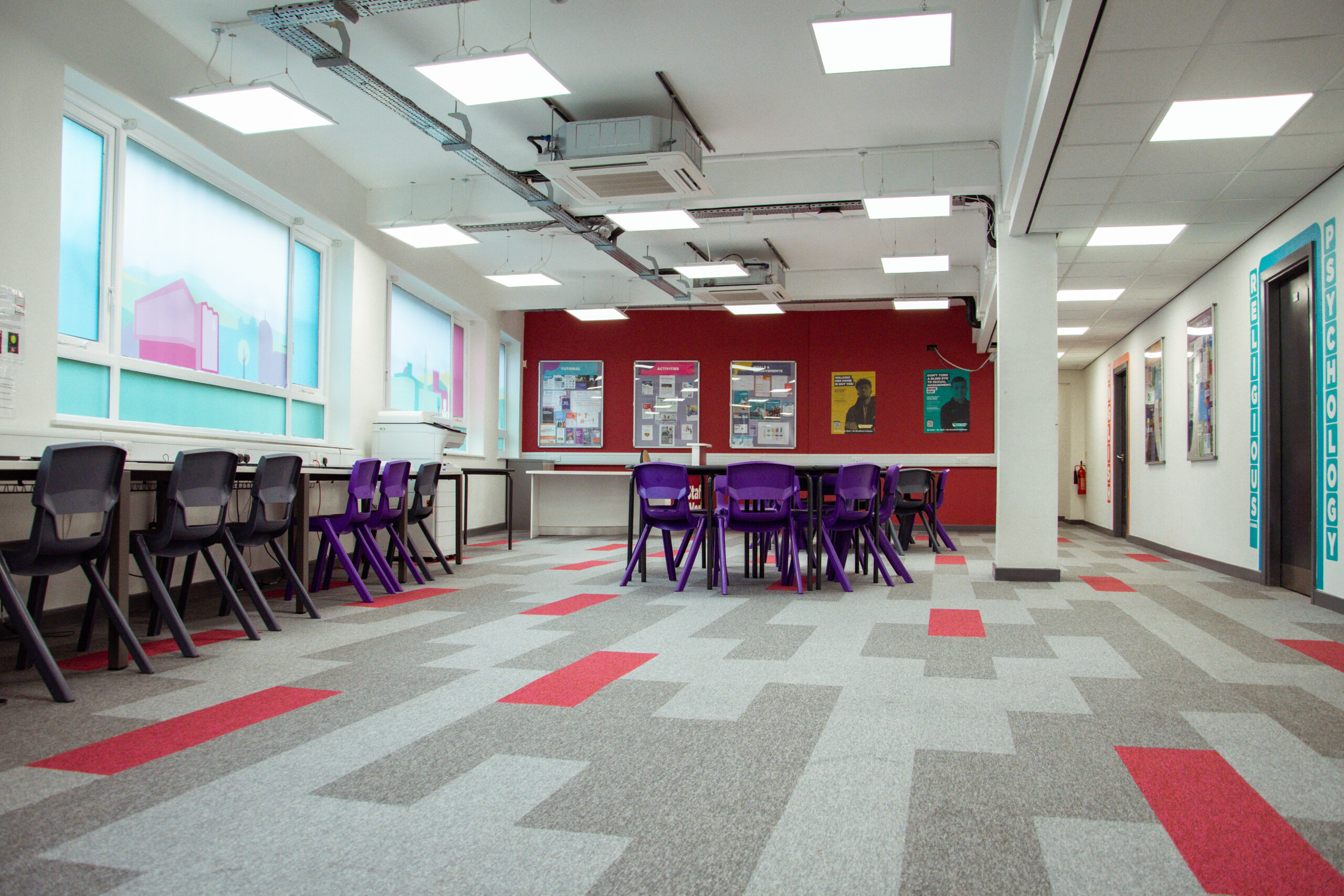 an indoor picture of our learning spaces at the victoria building