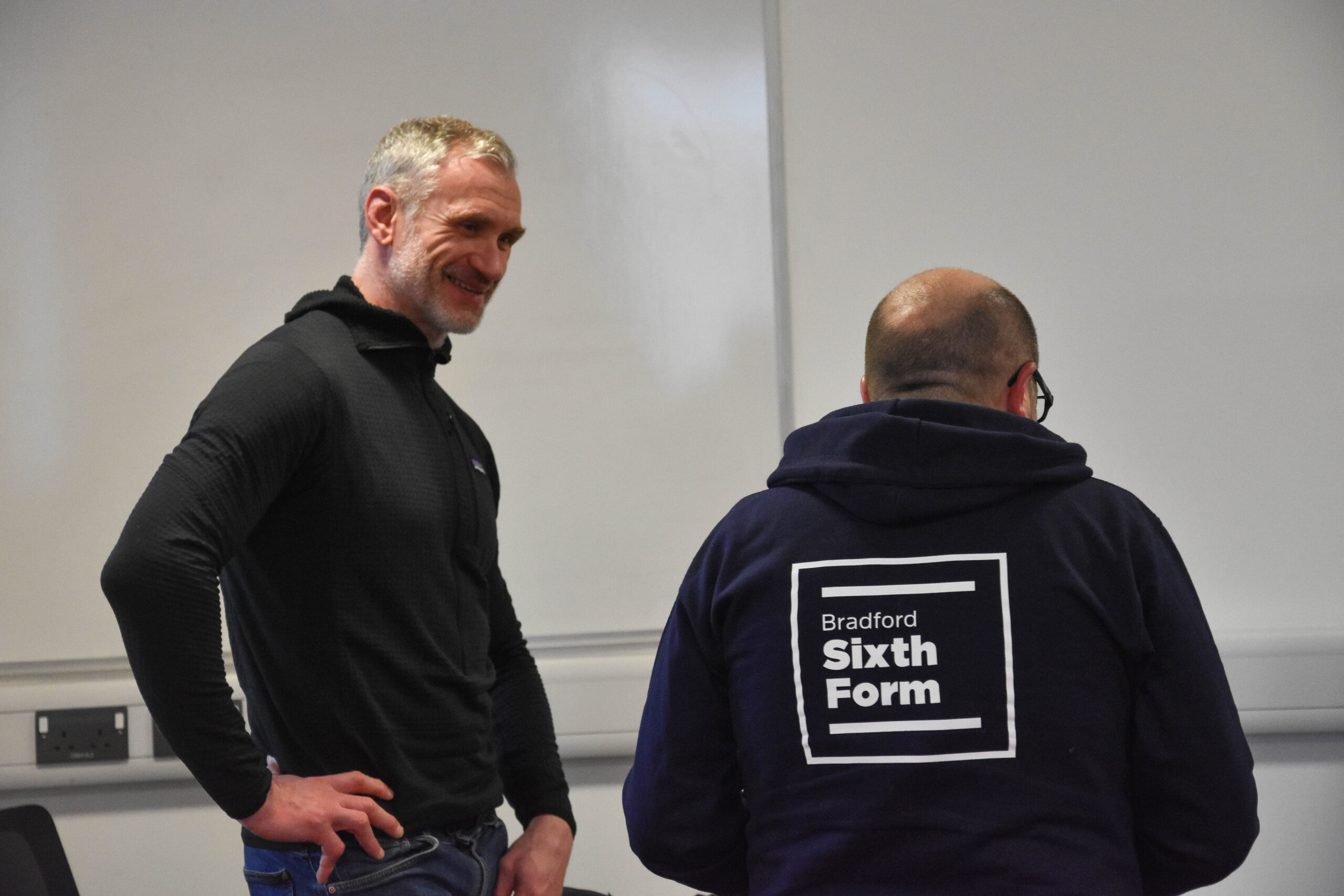 Bradford Sixth Form students treated to special visit from Rugby League legend