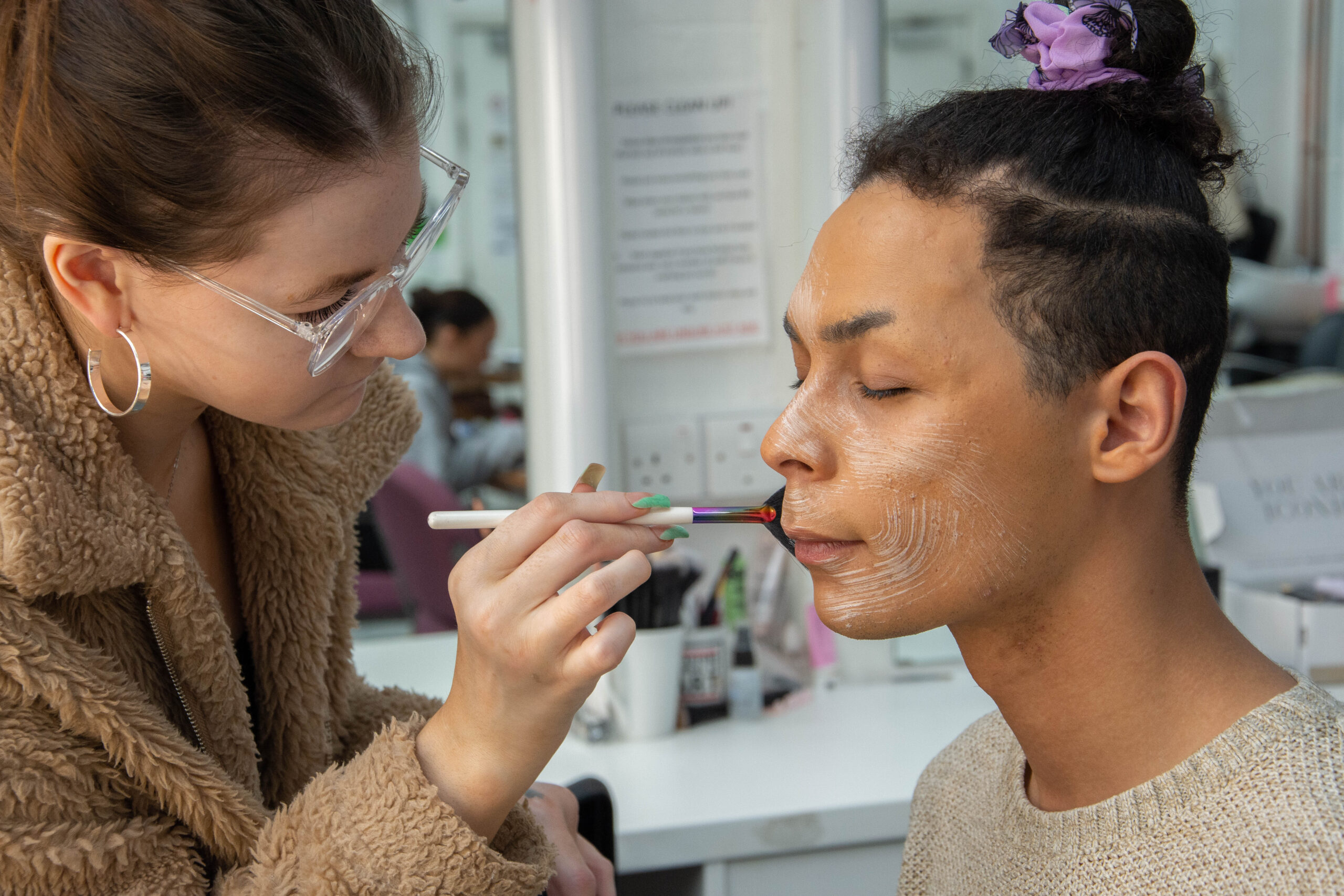 Preparing to work in Beauty
