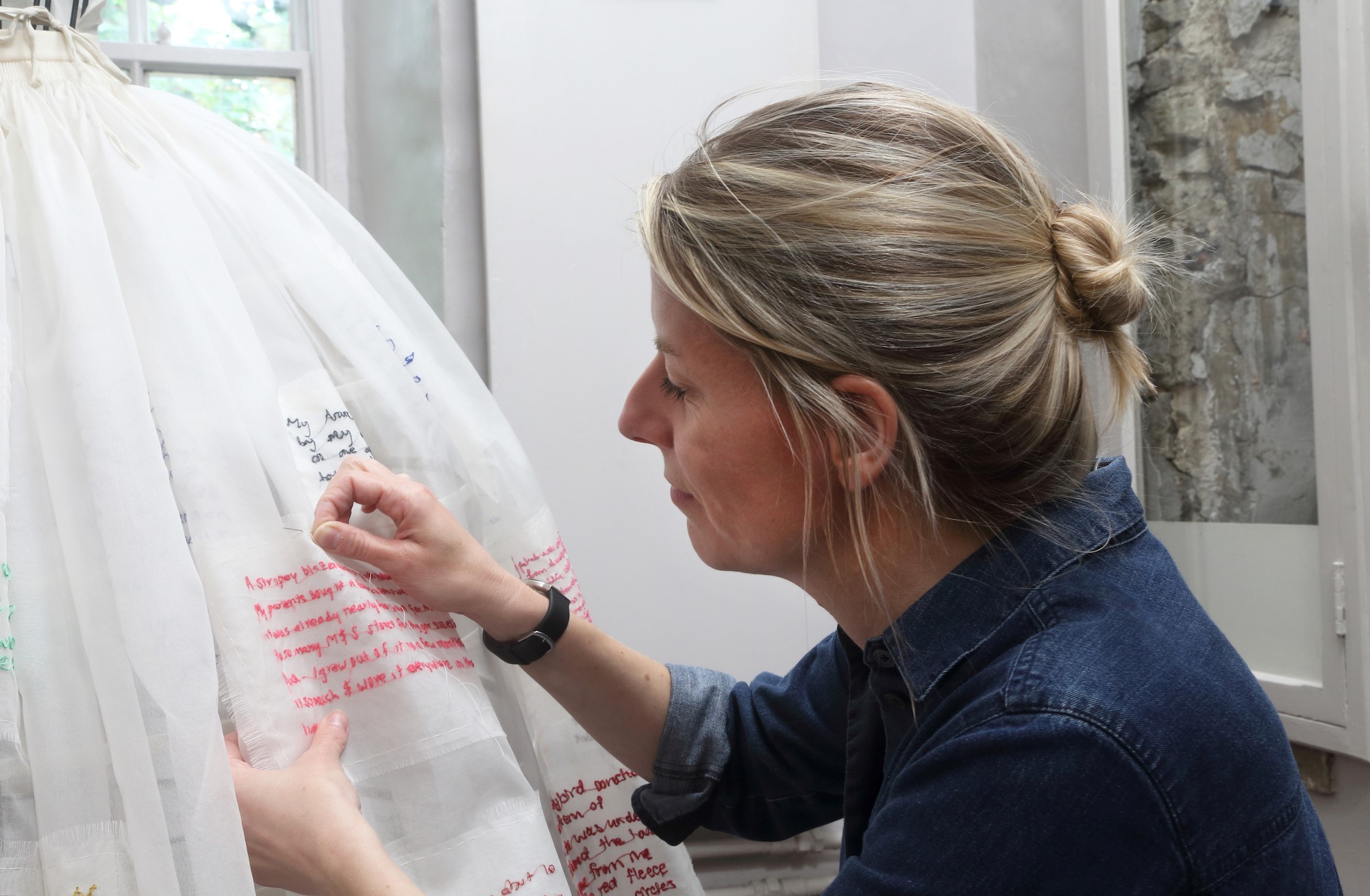 Textiles tutor Breathes New Life into Stitched Stories - Bradford College