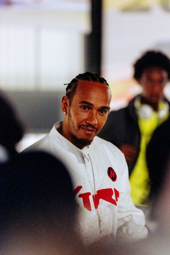 lewis hamilton pictured at the silverstone circuit