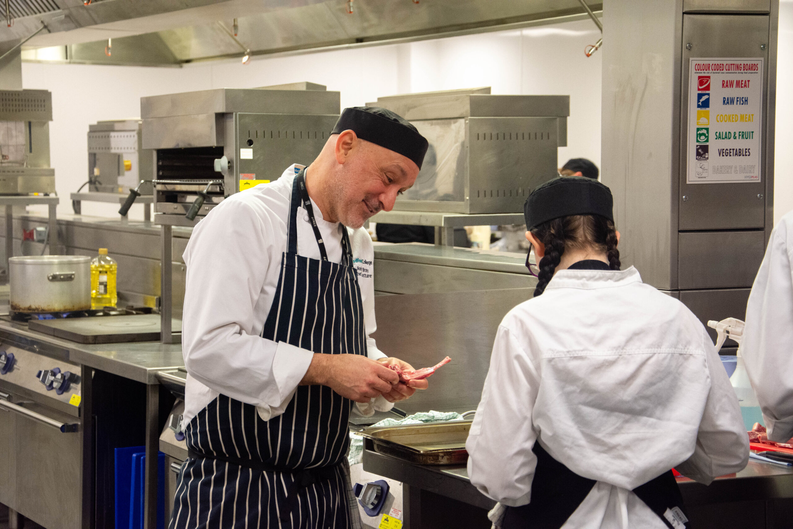 Preparing to work in a Café : Vegan Food