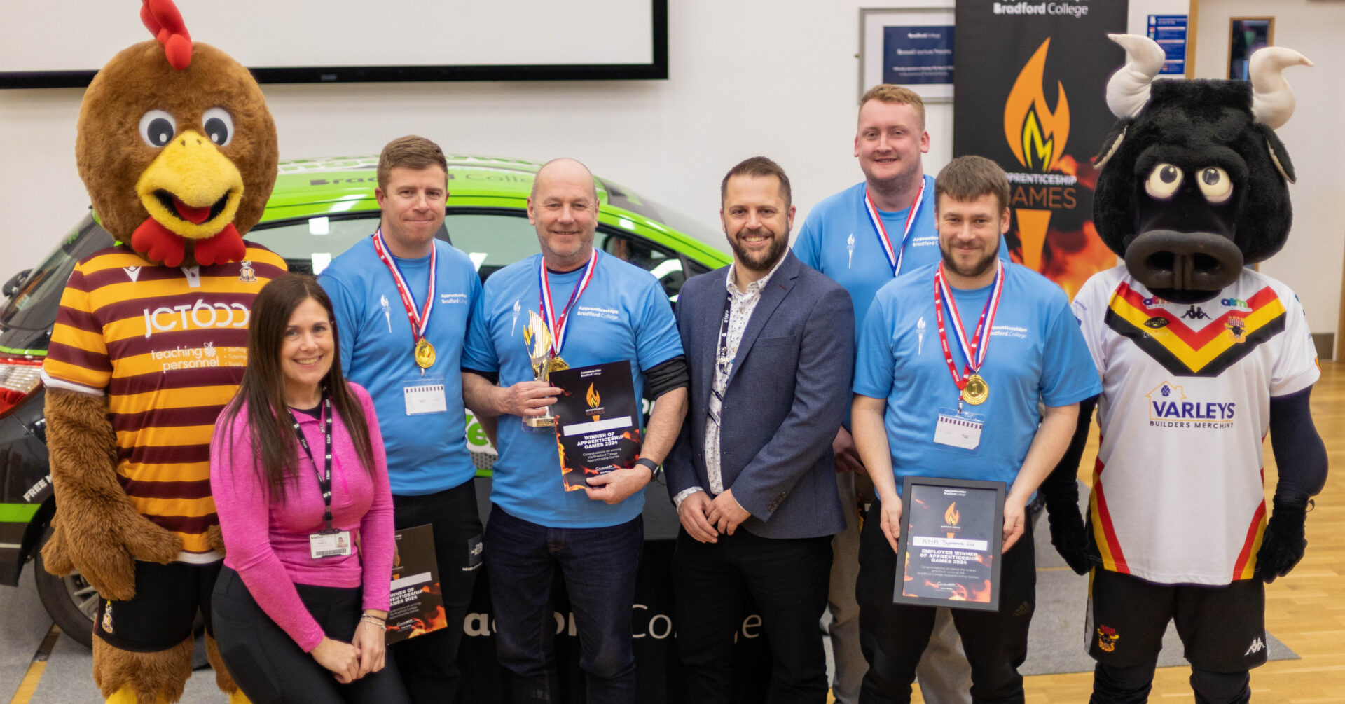 RMA Systems triumph at 2024 Bradford College Apprenticeship Games