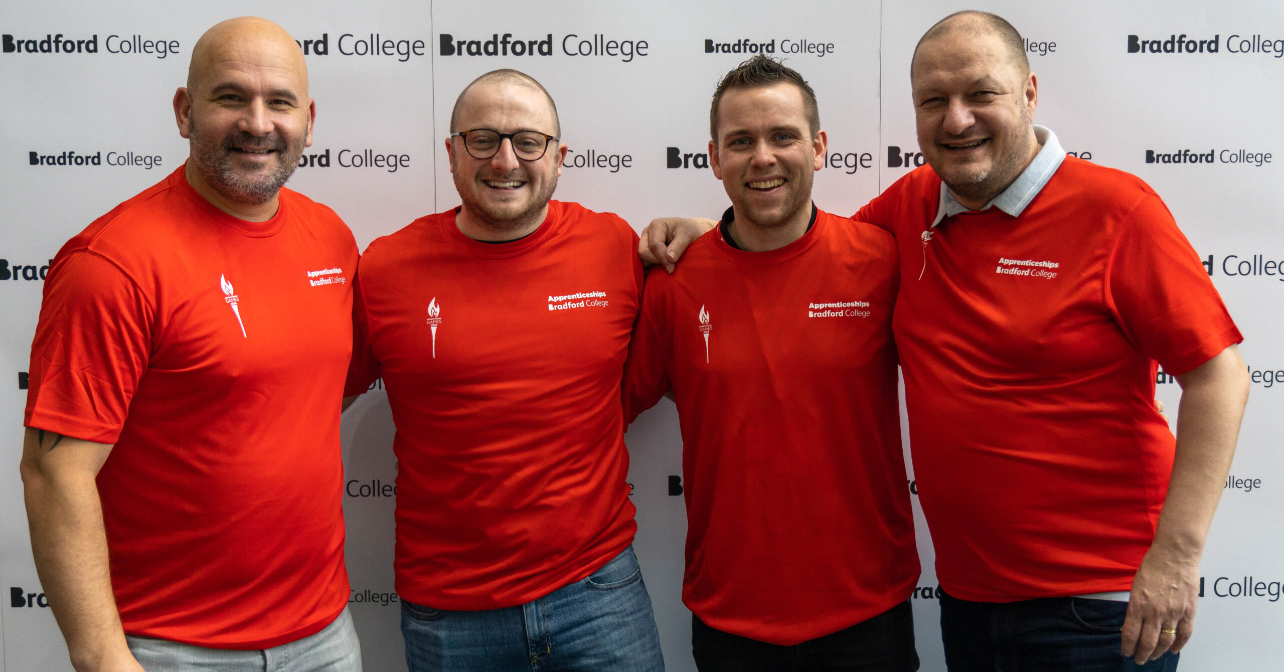 the bradford city team at the apprenticeship games