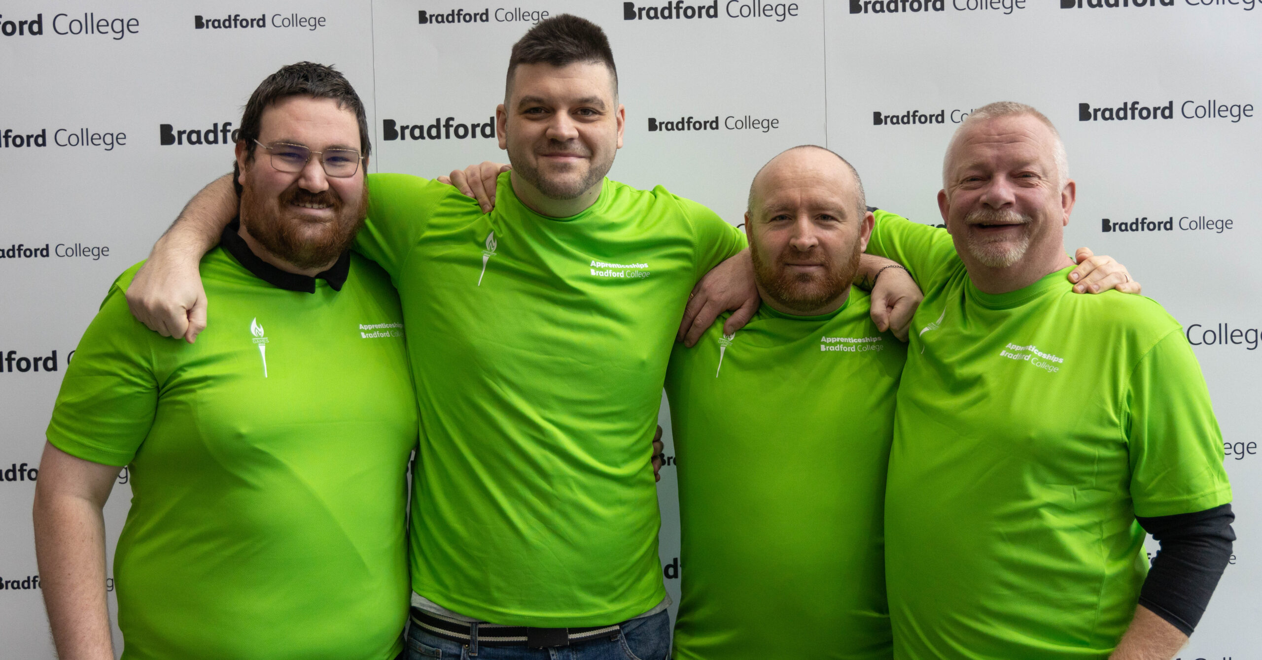 the bradford bulls team at the apprenticeship games