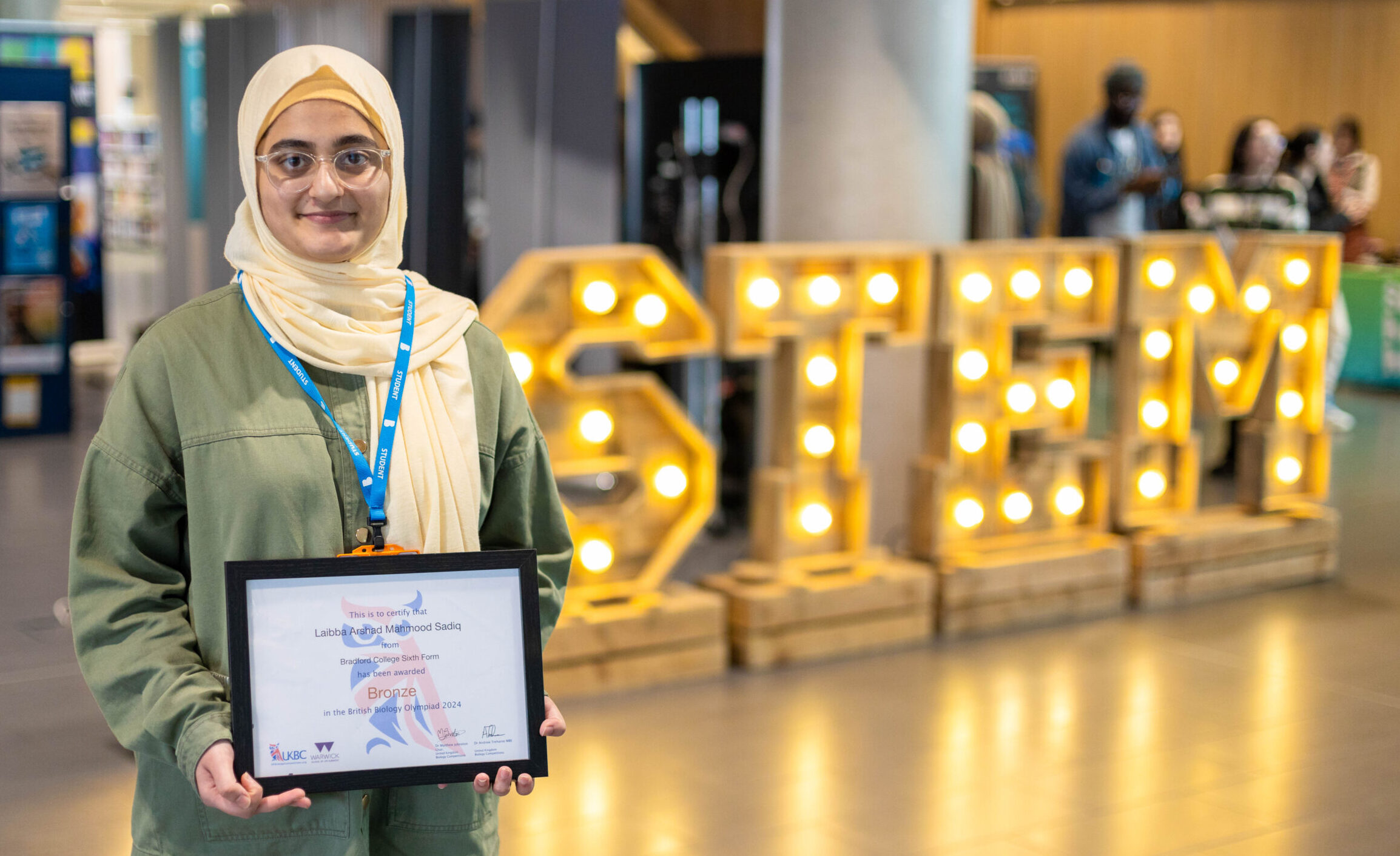 Bradford College Student Excels in National Science Competition