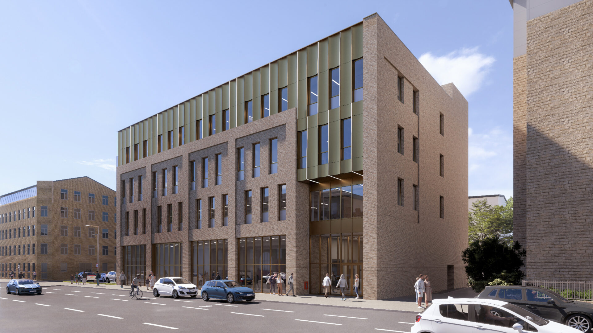 a proposed image of the future technologies centre (FTC) building