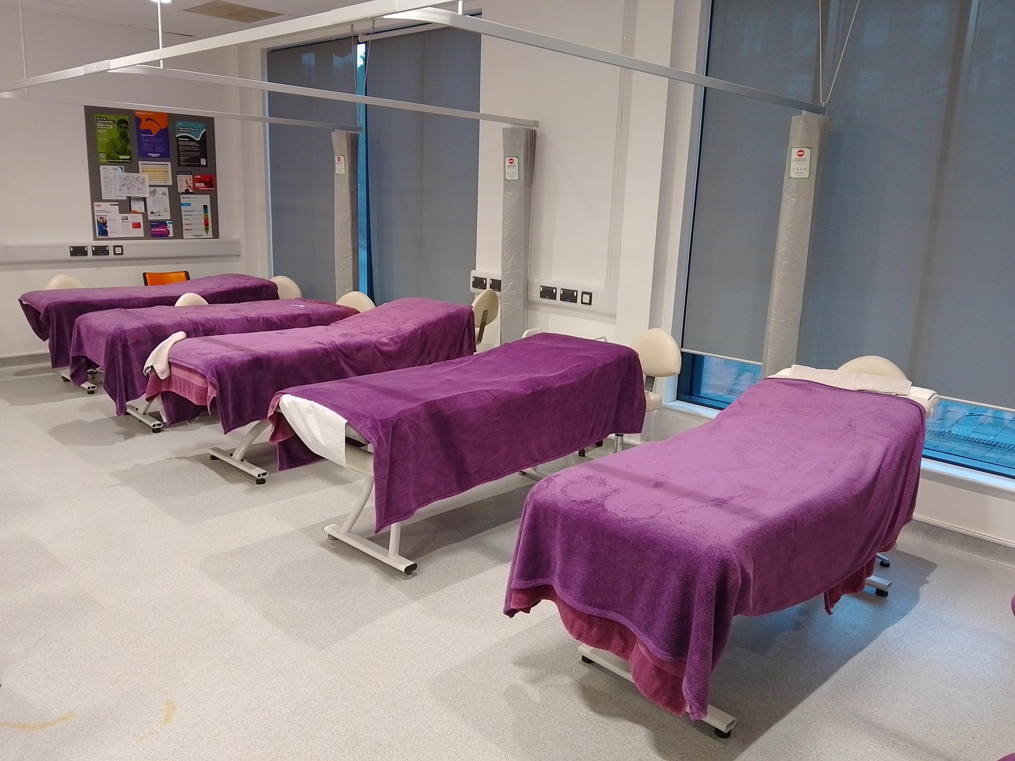The refurbished beauty salon in the Access to College Building