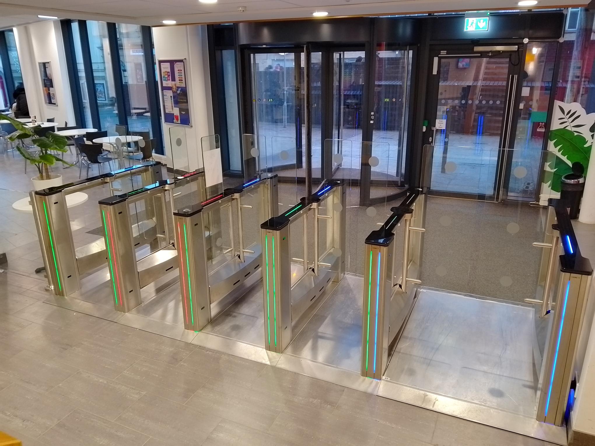 The newly refurbished reception in the Access to College Building