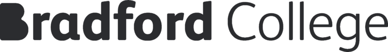 Bradford College logo in black