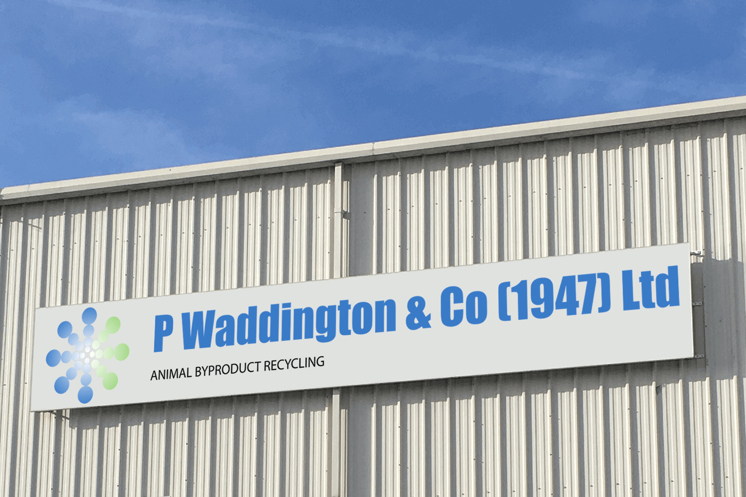 P Waddington and Co Signage