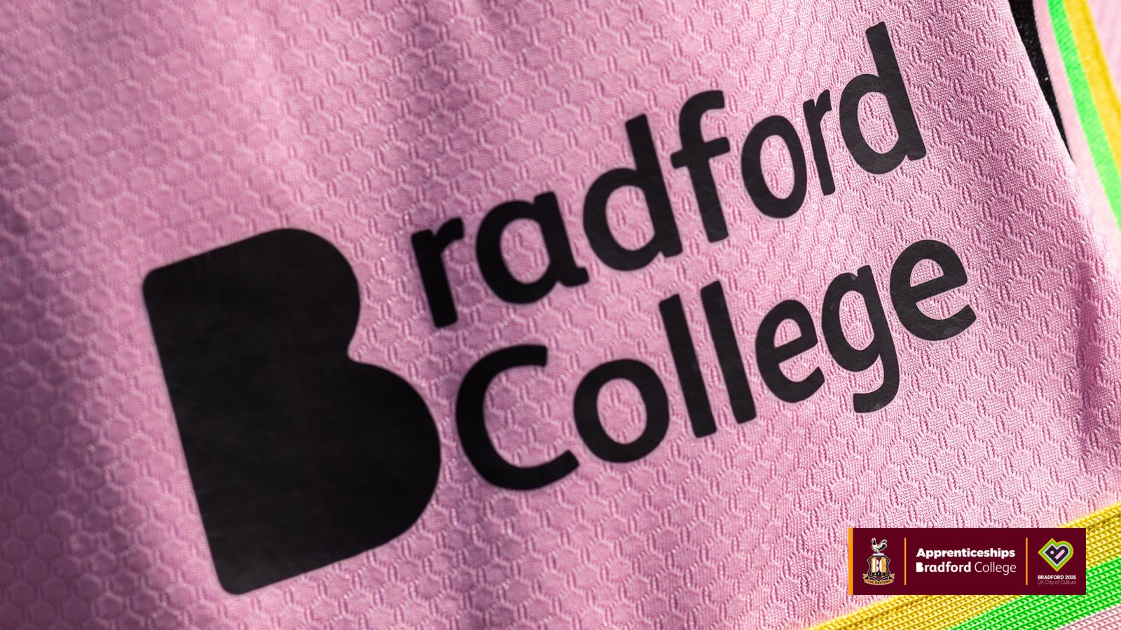 Bradford College Becomes New Bradford City AFC Shorts Sponsor
