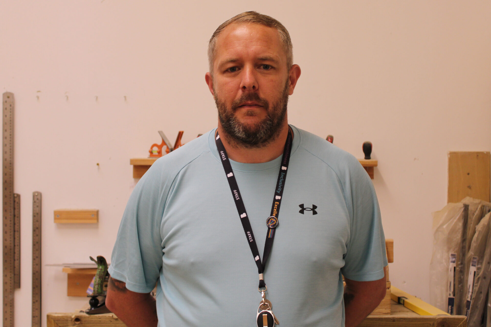 An image of Gareth Bowman, lecturer at Bradford College