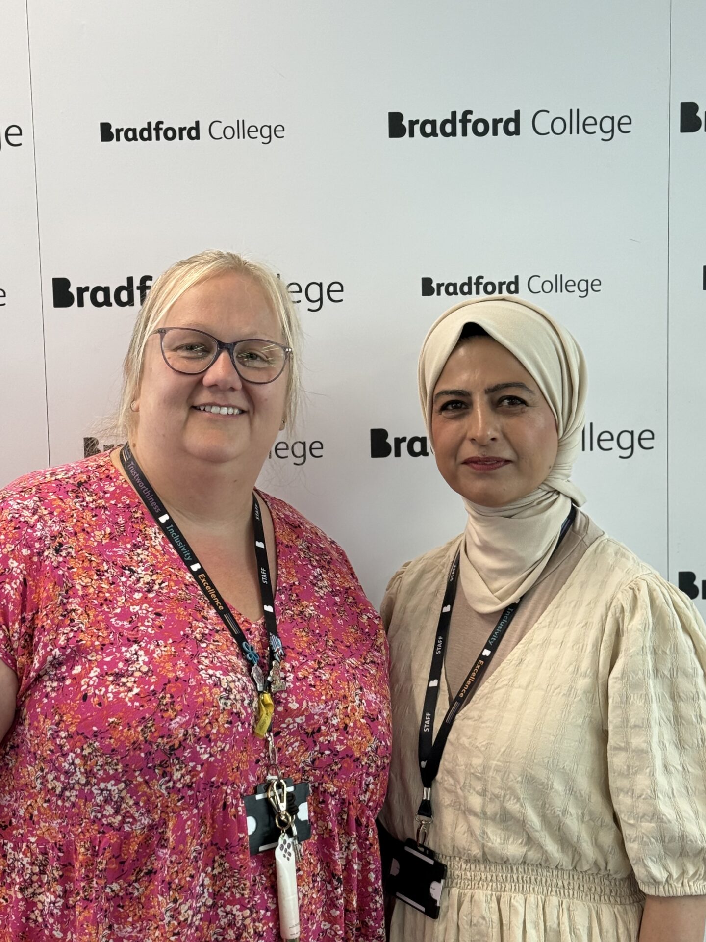 2 Staff members at Bradford College