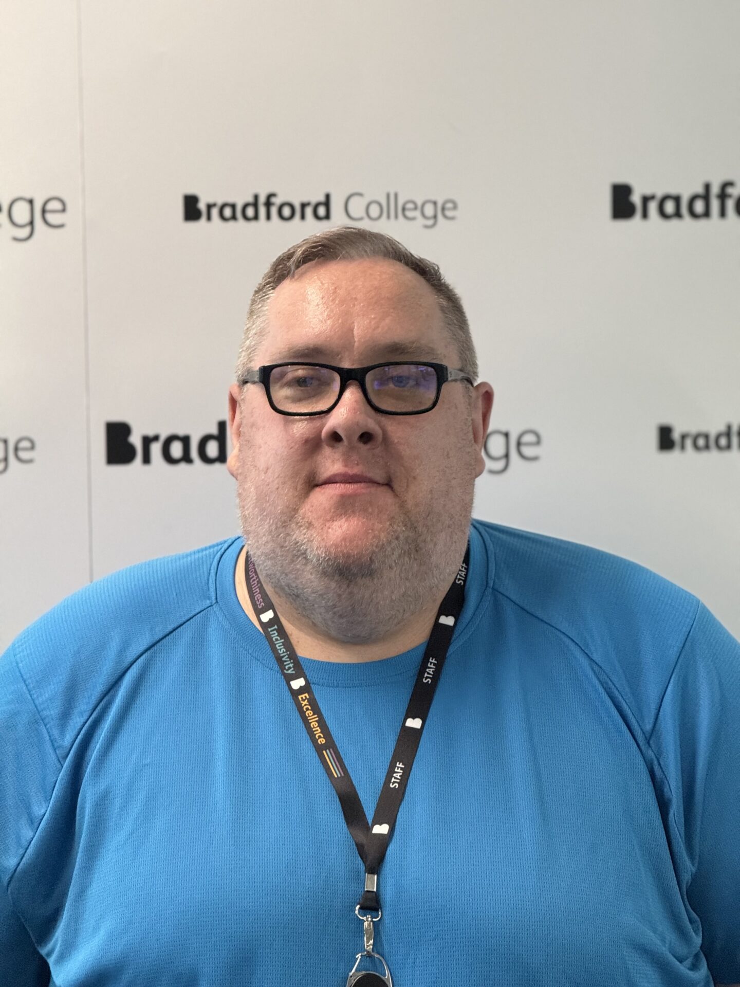 An image of Gareth Robins at Bradford College