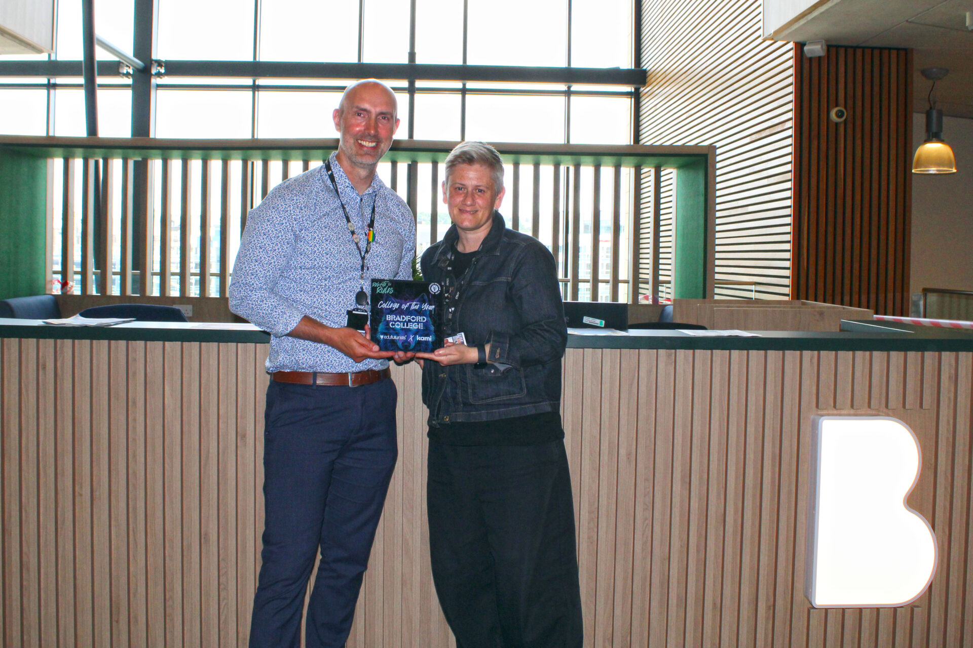 Bradford Wins ‘College of the Year’ at Edufuturists Awards