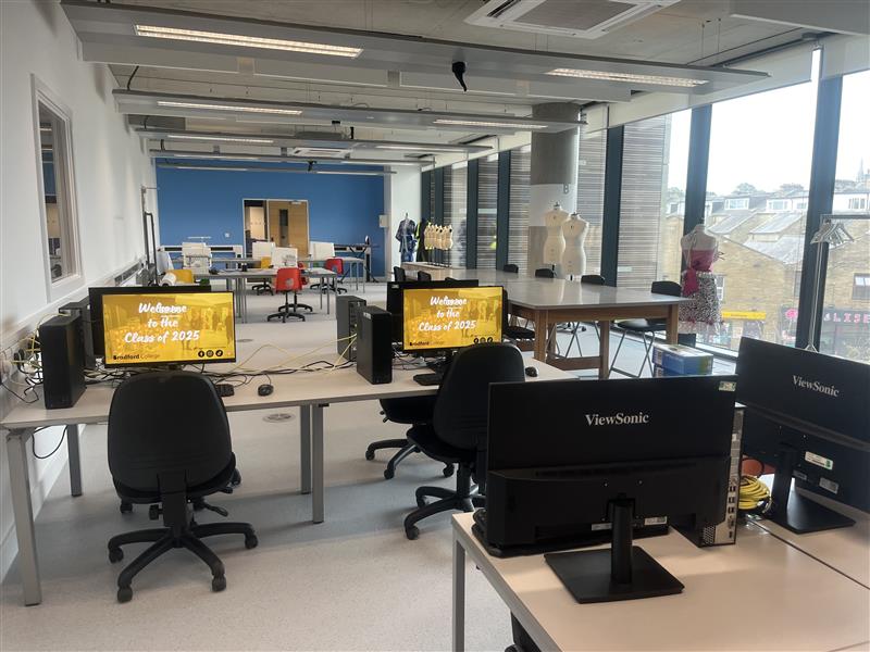 An image of a renovated classroom