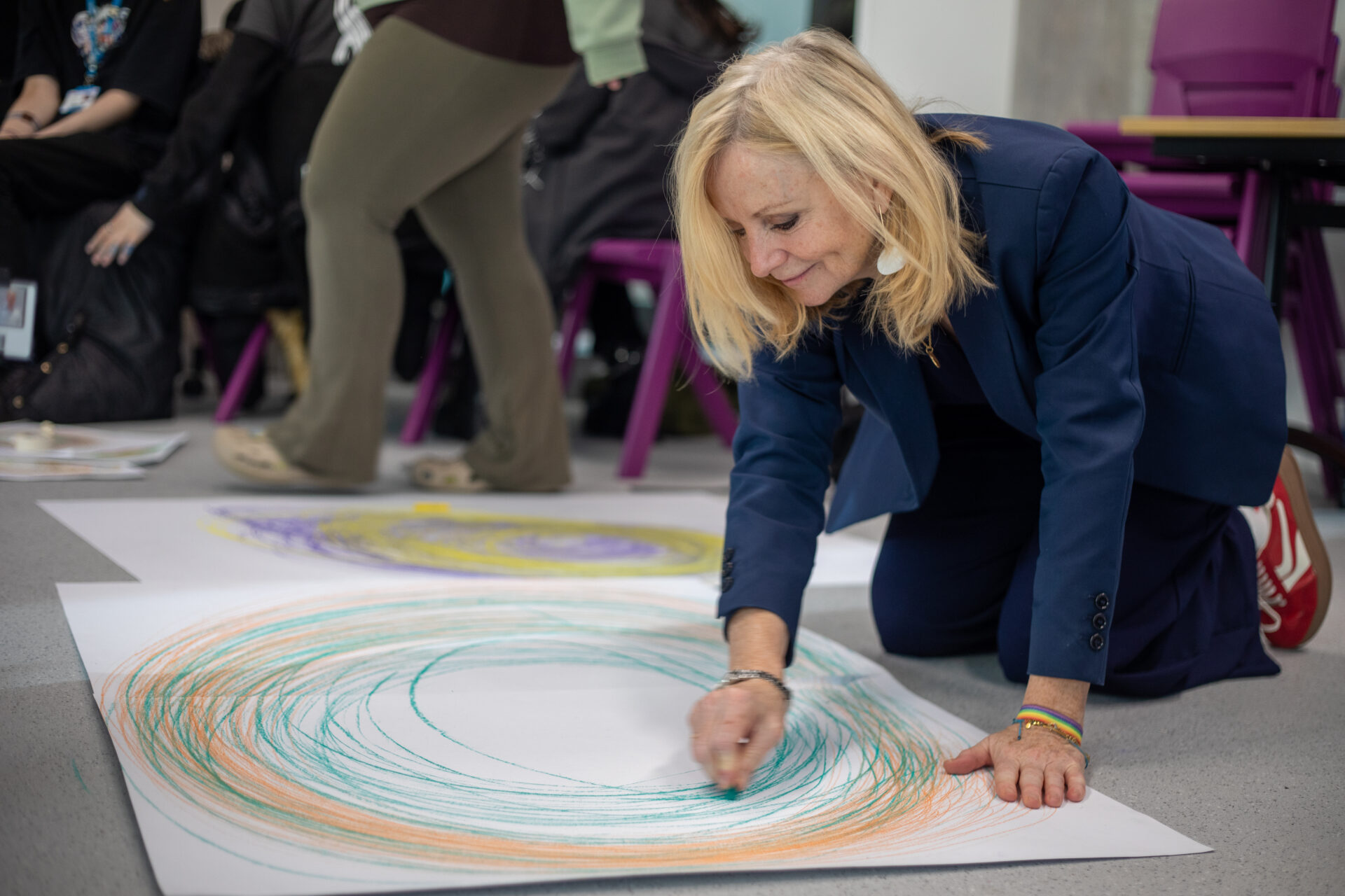 The Producing Academy - Tracy Brabin sketching