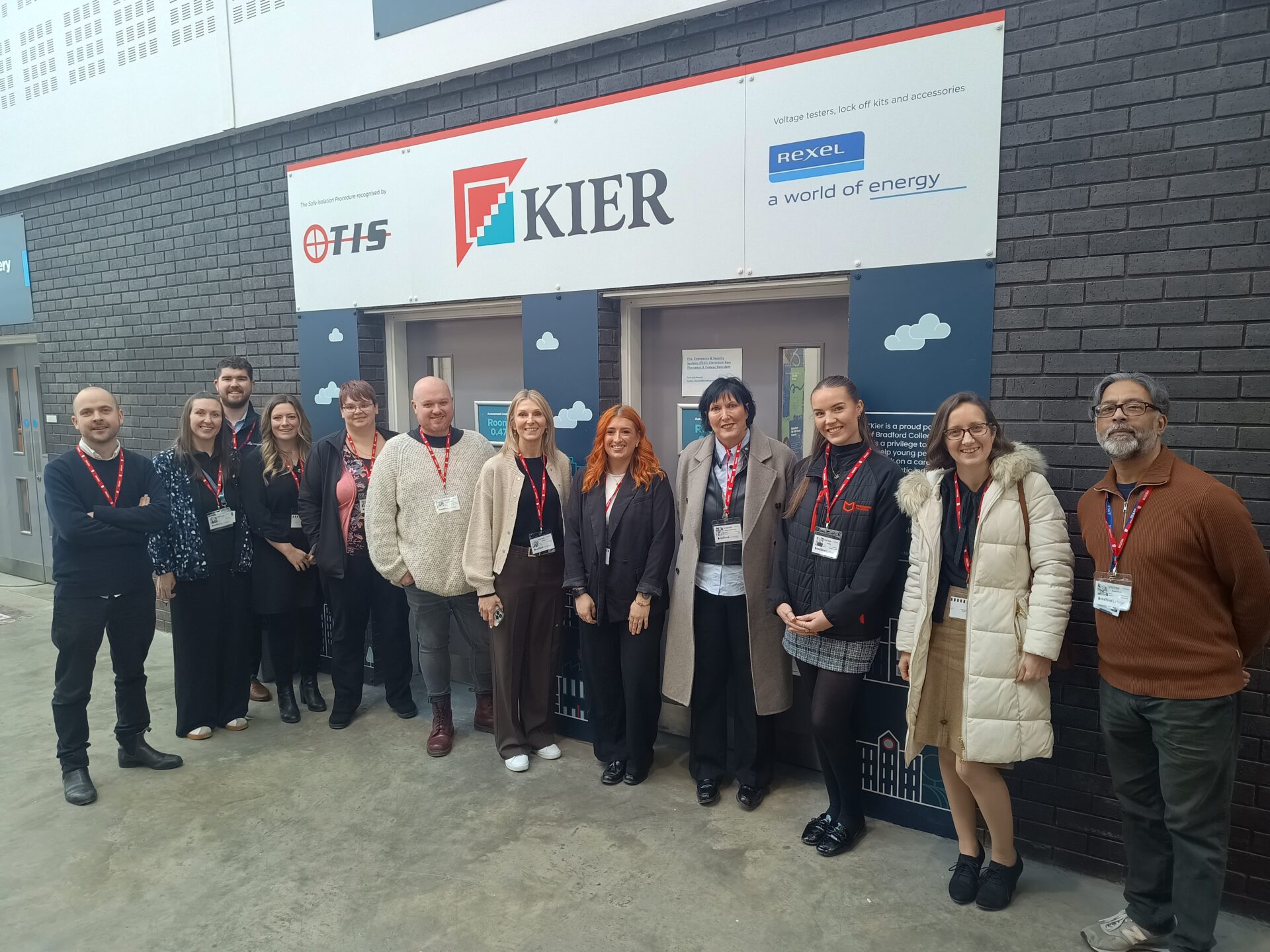 An image of the Kier Construction meeting hosted an Bradford College