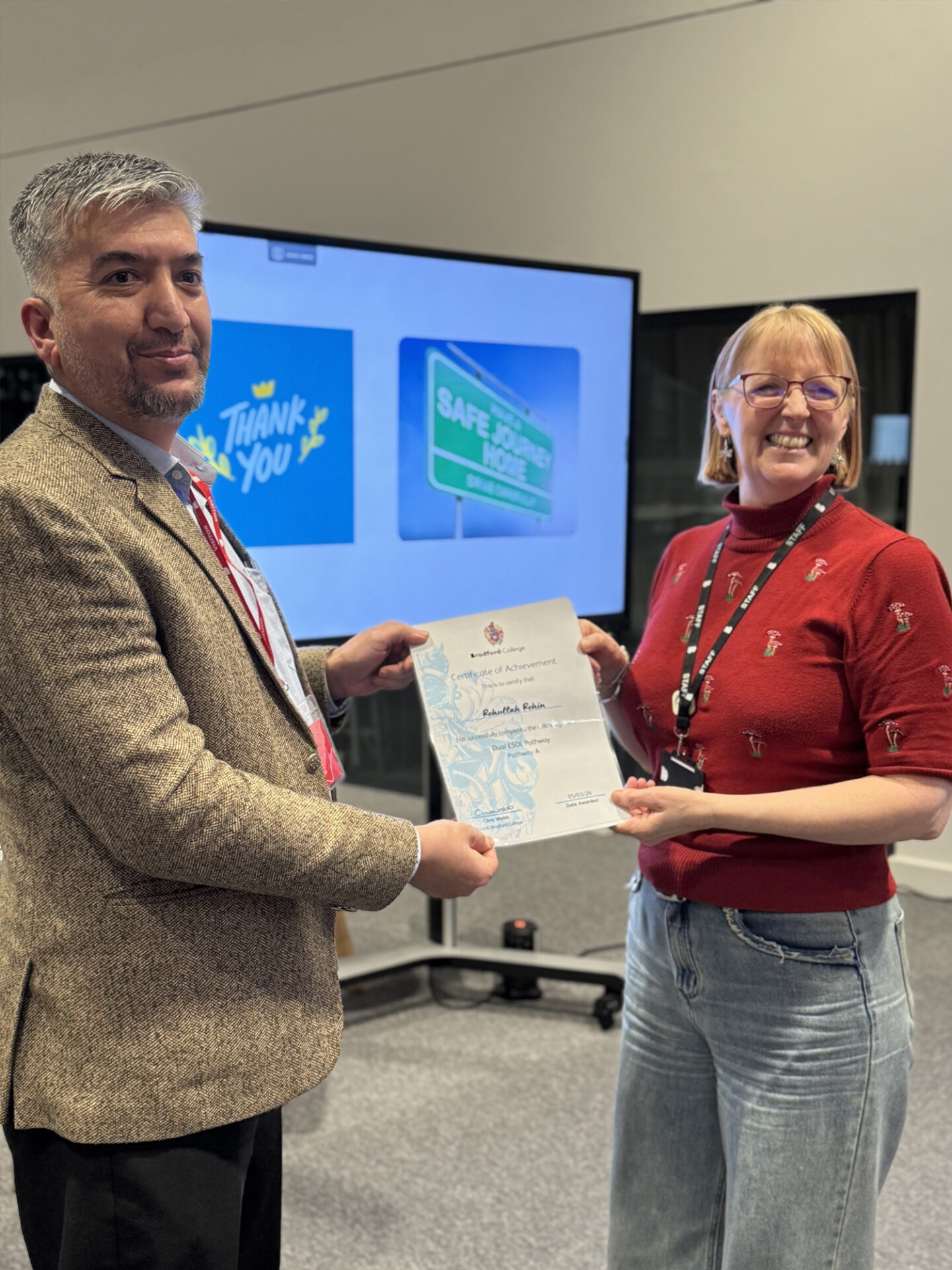 Dual ESOL Pathway Showcase Event at Bradford College