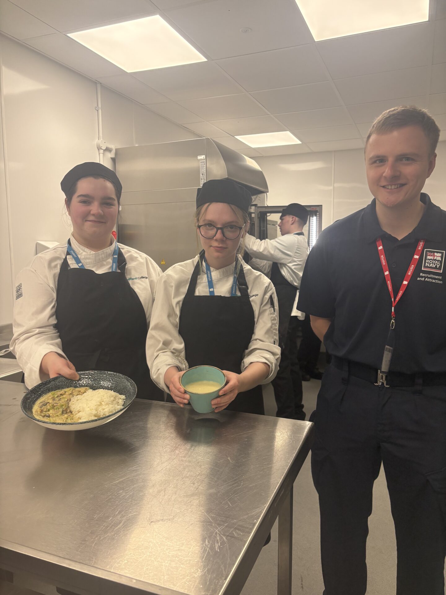 Royal Navy puts Catering Students to the test