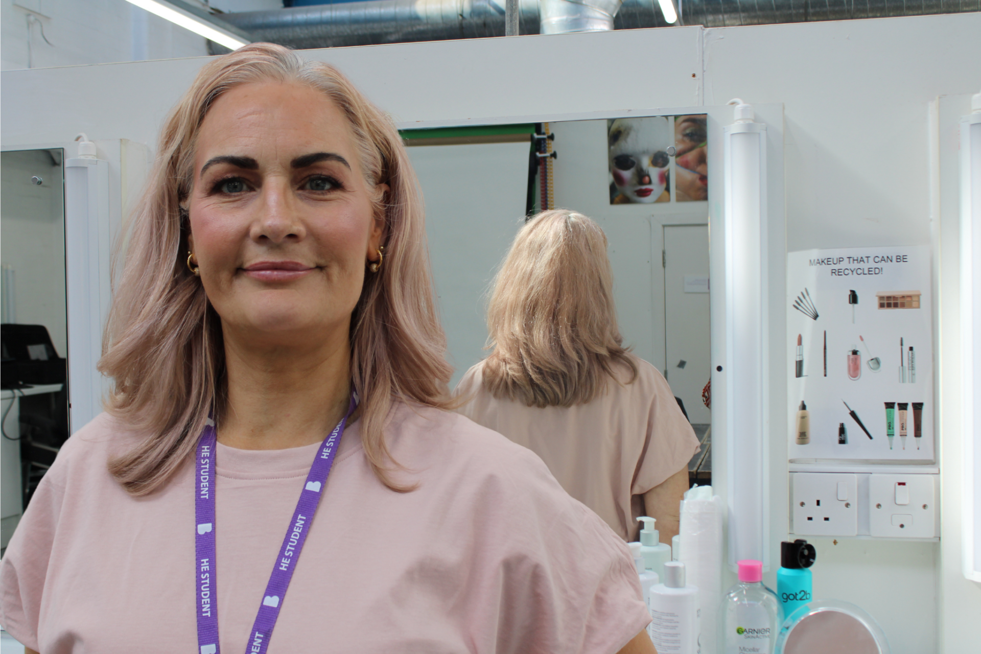 Media Makeup student Claire Bailey recognised at Fashion Fiesta Showcase