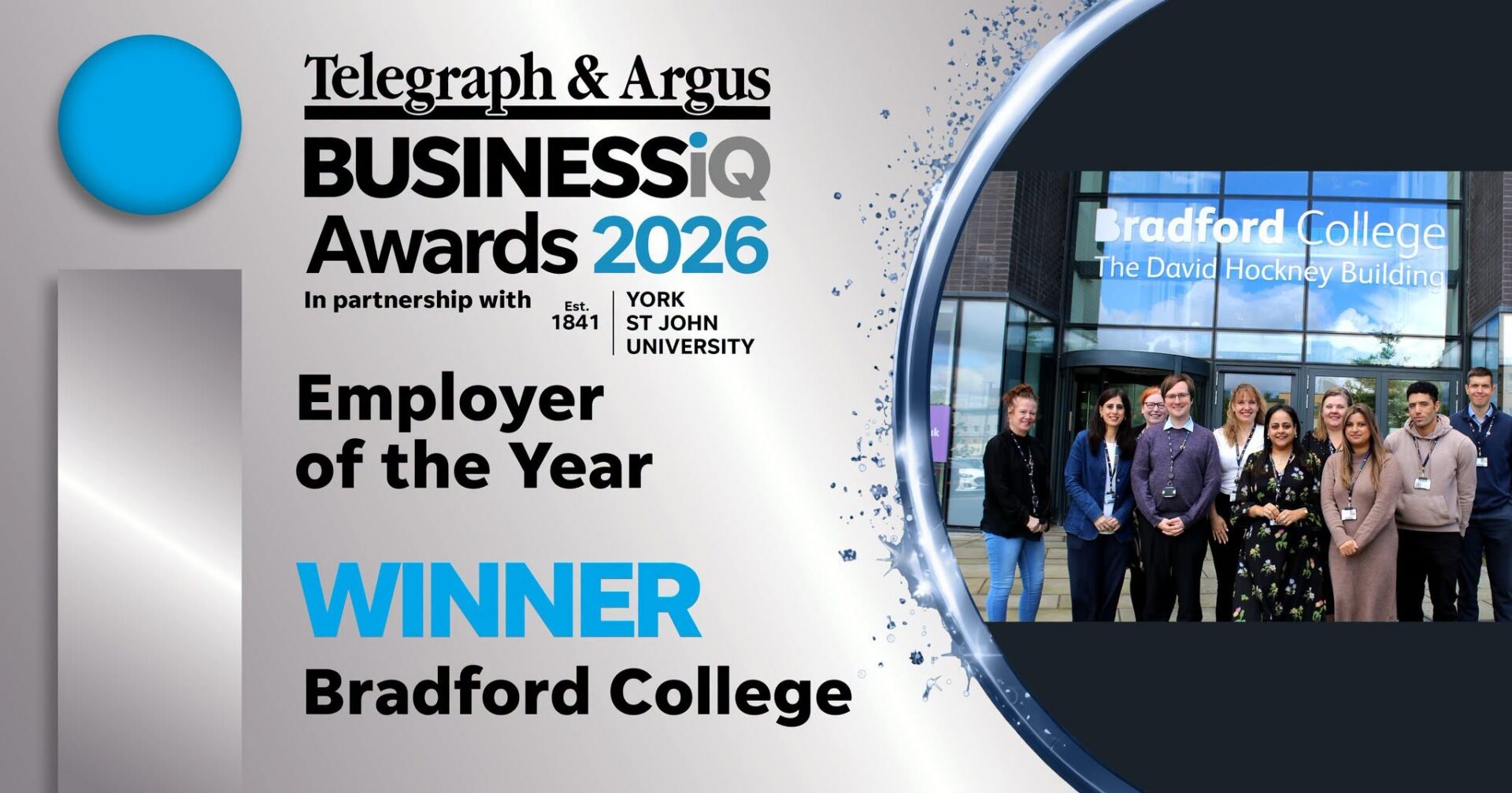 Bradford College Named ‘Employer of the Year’