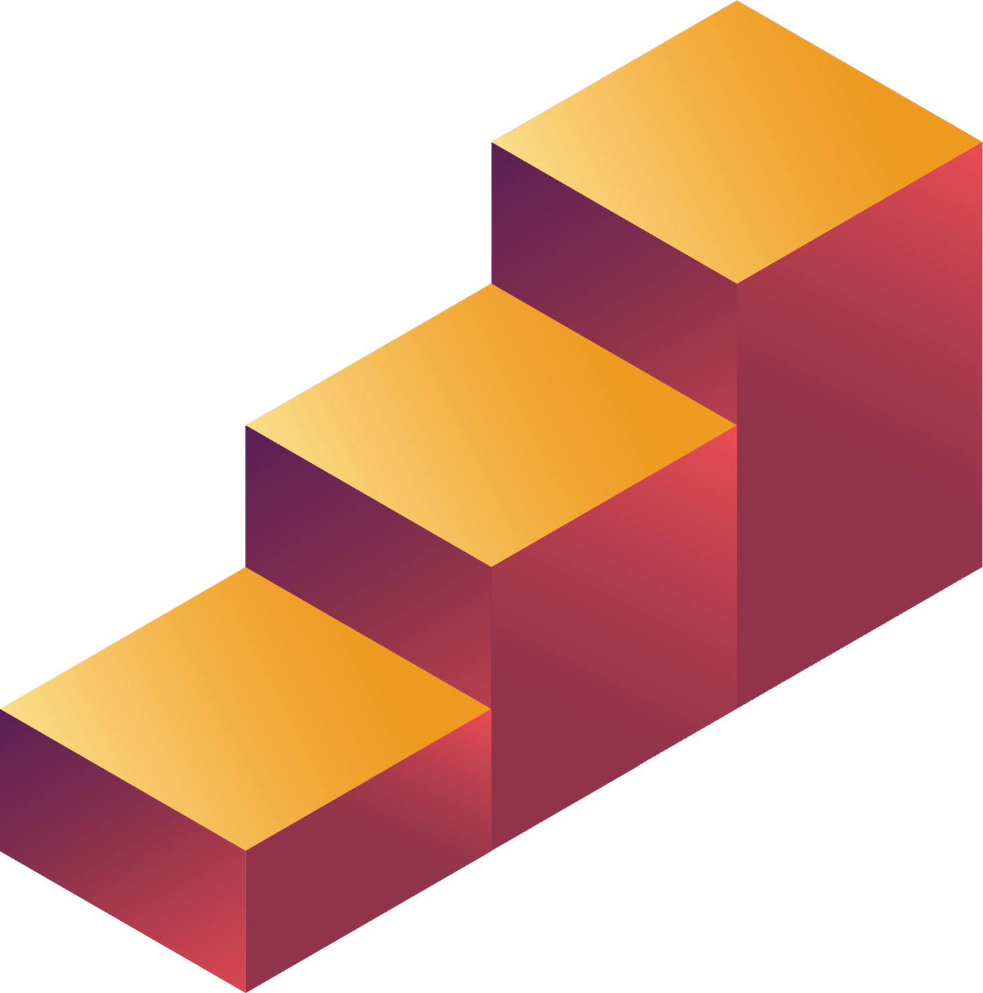 A graphic of steps, part of the Margaret McMillan School of Education branding