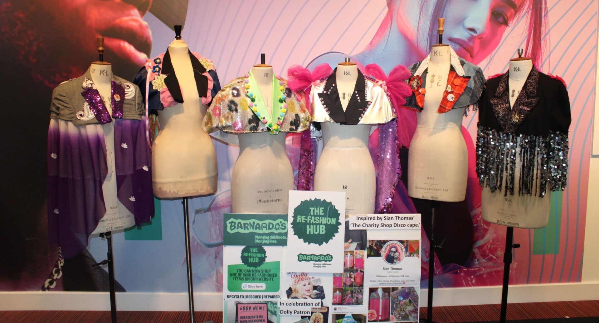 Fashion Students Create Dolly Parton-Inspired Designs for Barnardo’s